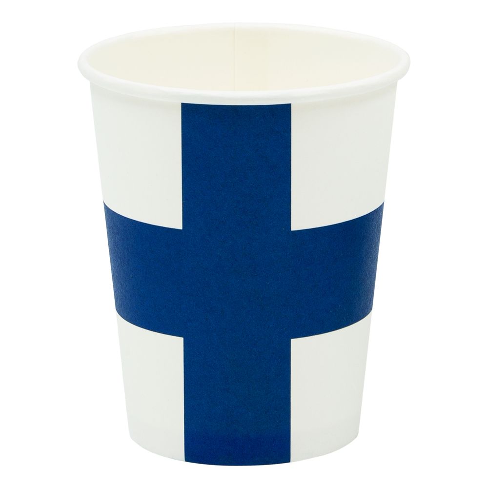 Pahvimukit Suomen Lippu