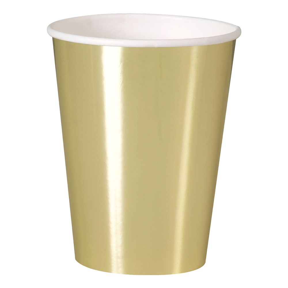 Pappersmuggar Guld Metallic