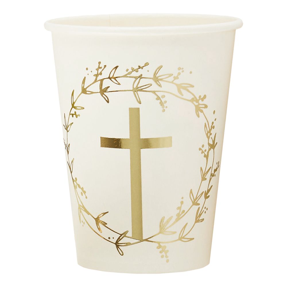 Papkrus Kors Guld