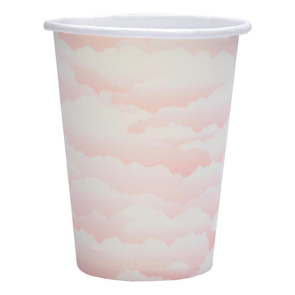 Pappersmuggar Moln Rosa