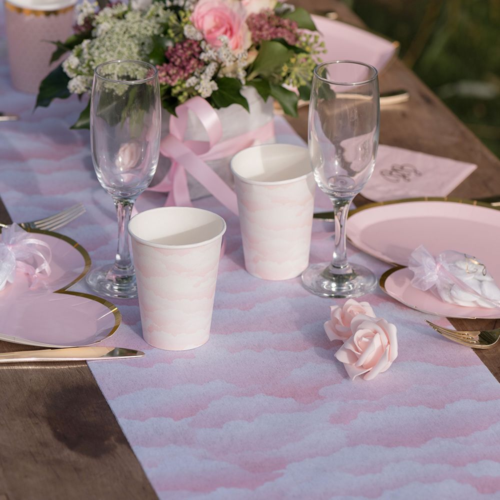 Pappersmuggar Moln Rosa