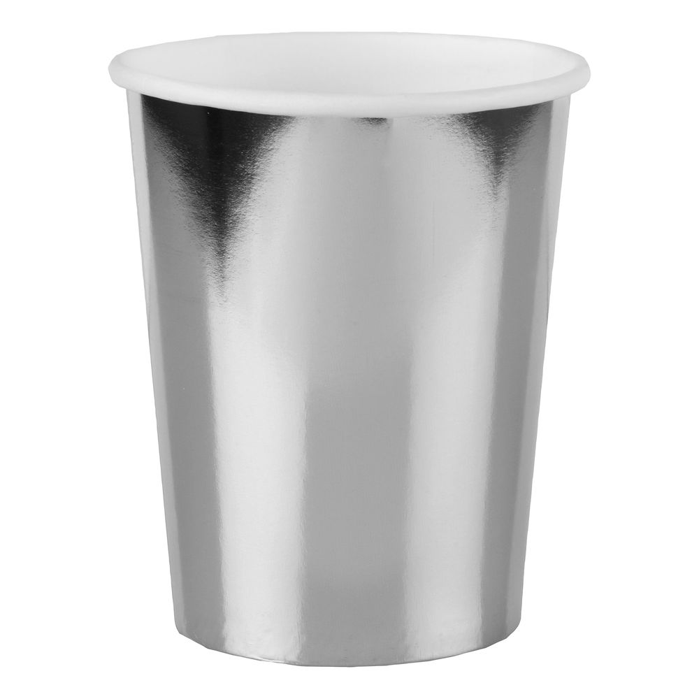 Pappersmuggar Silver Metallic