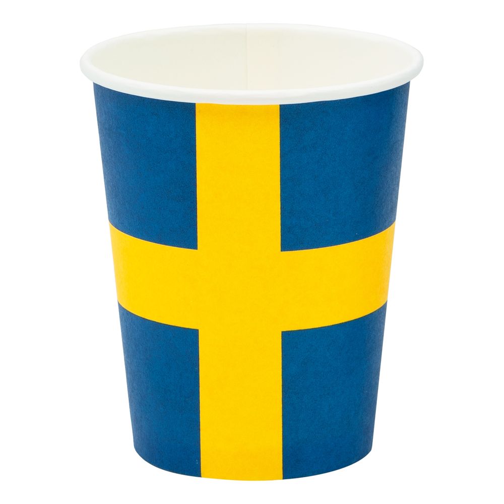 Pappkopper Svenske Flagget