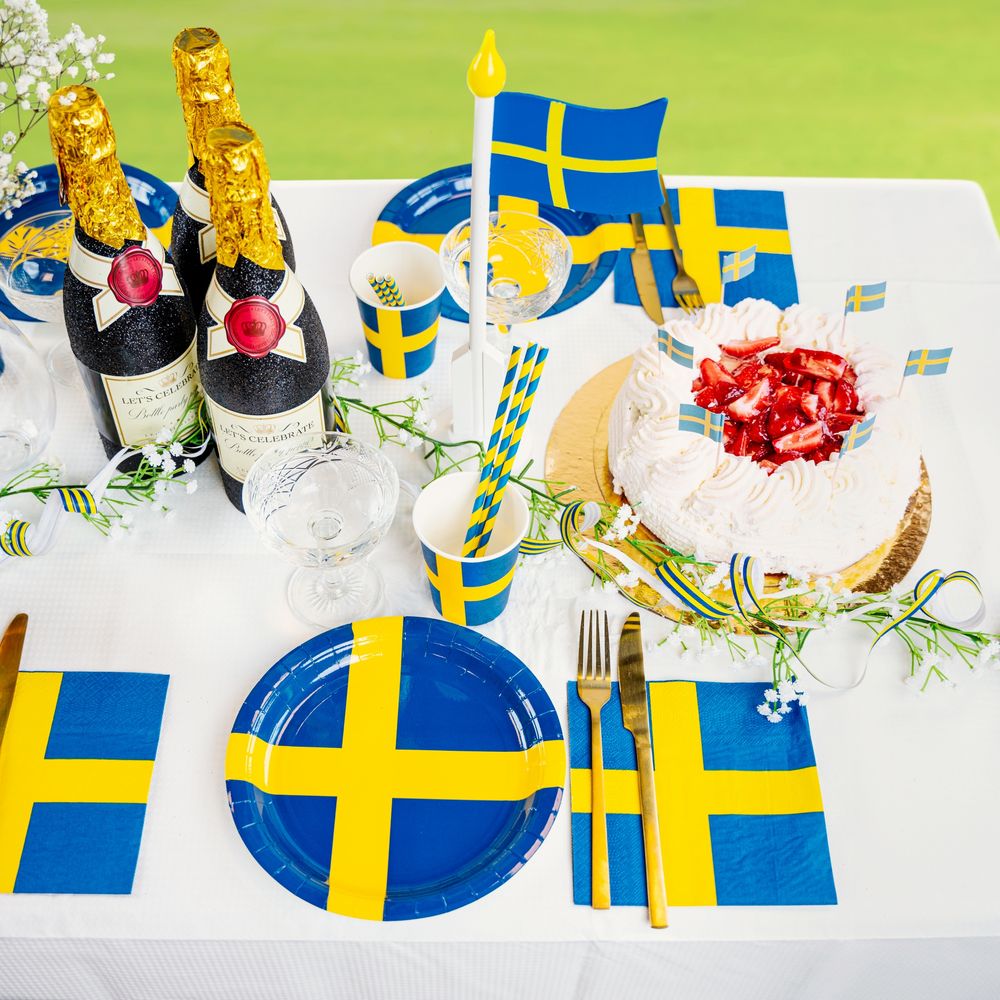 Pappkopper Svenske Flagget