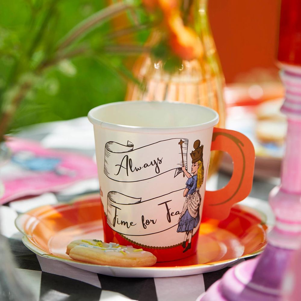 Papkrus Tea Party Alice Wonderland
