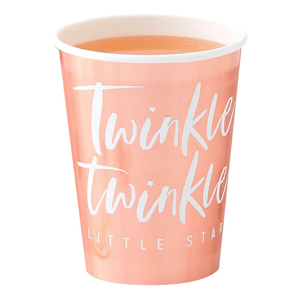 Pappkopper Twinkle Winkle Roségull Metallic