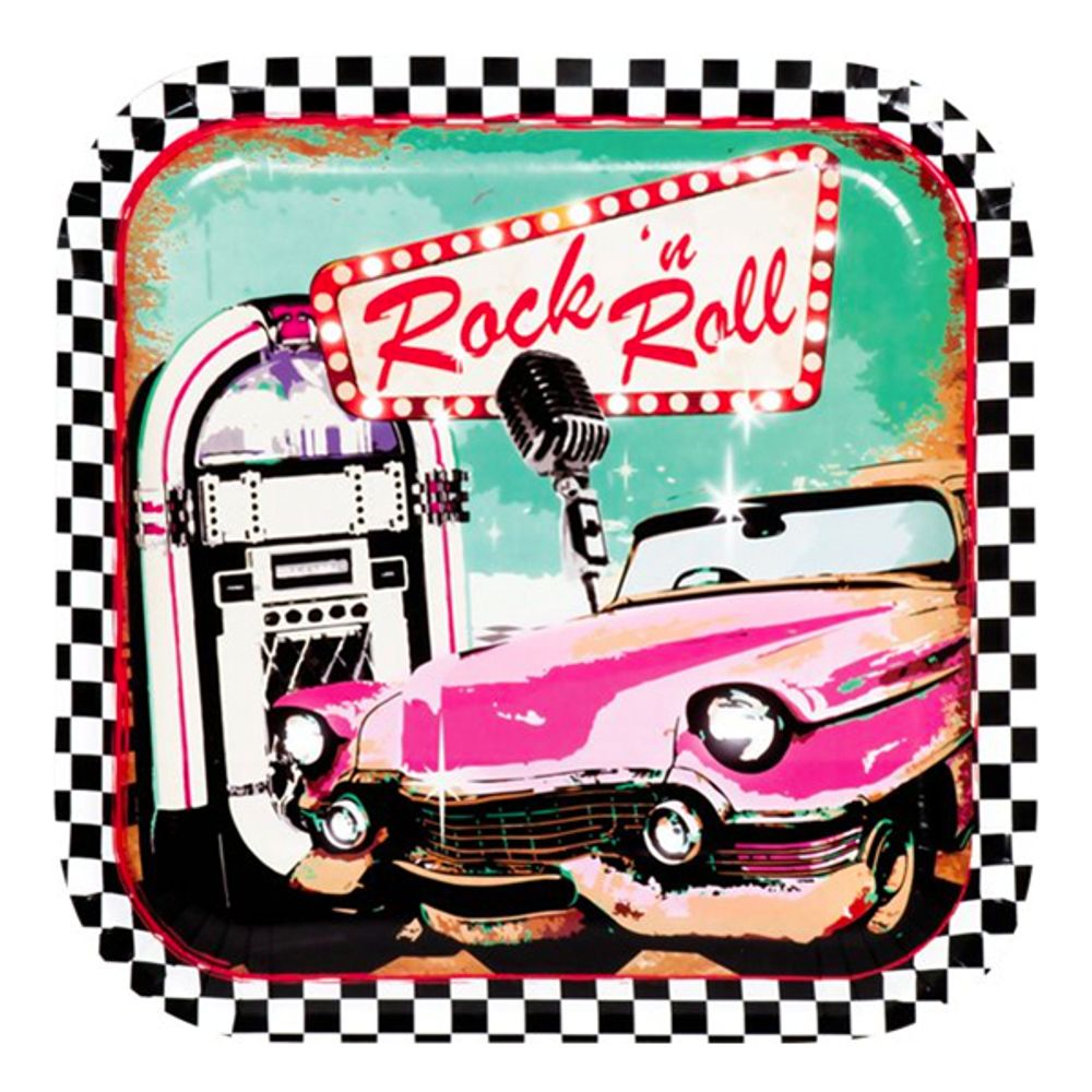 Papptallerkener 50-talls Rock'n'Roll