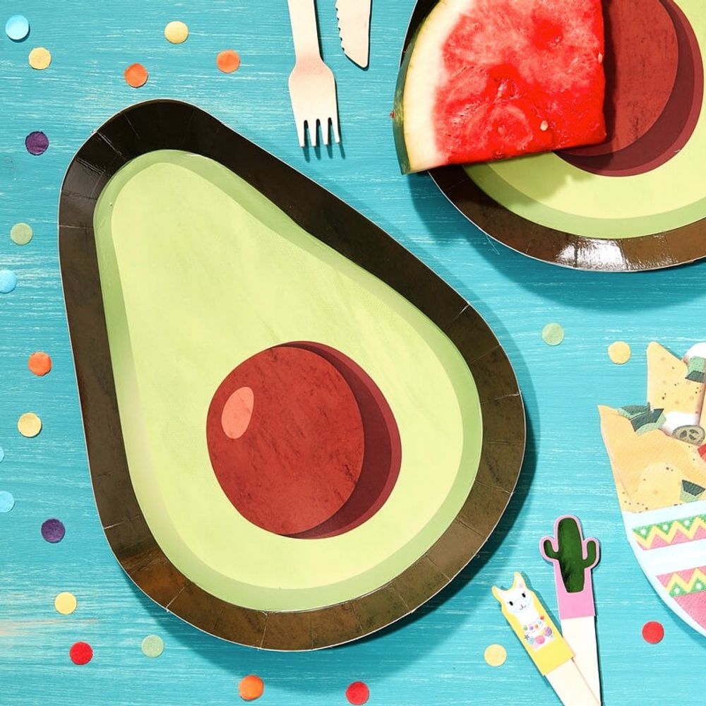 Papptallerken Avokado Fiesta