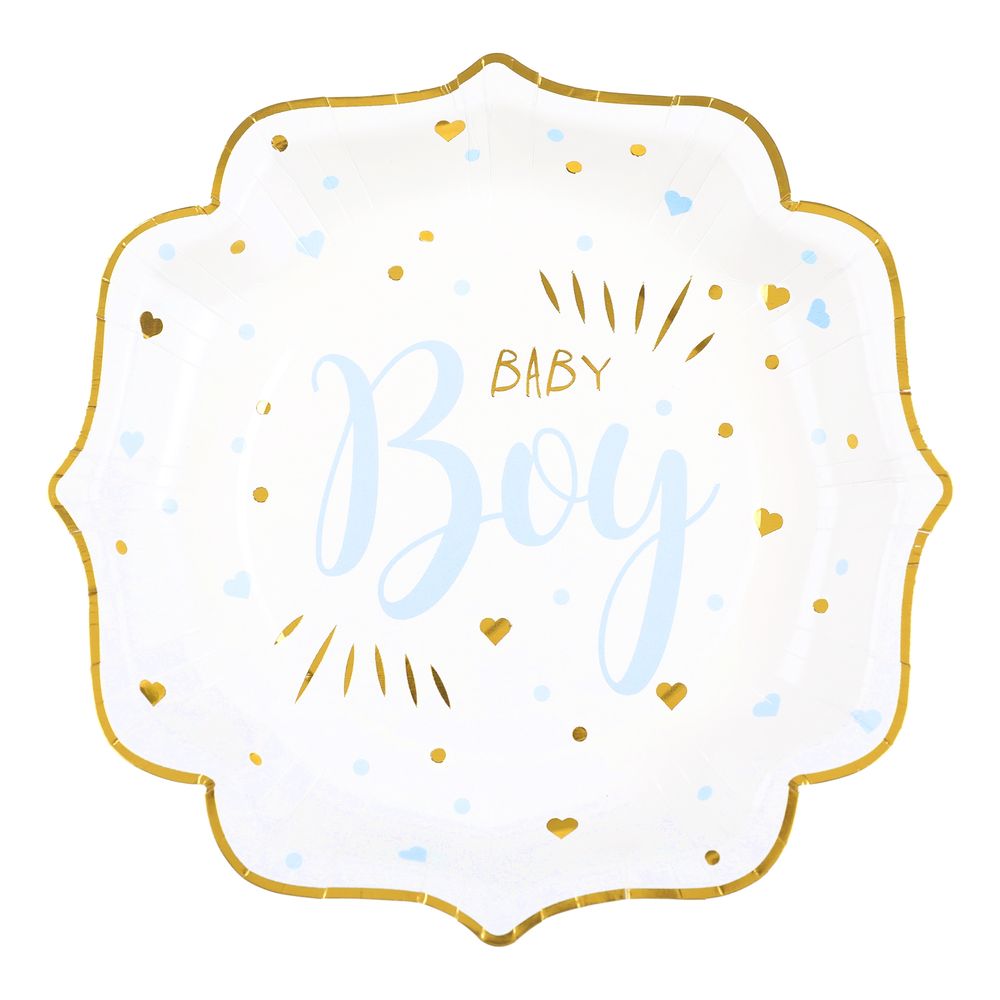 Papperstallrikar Baby Boy
