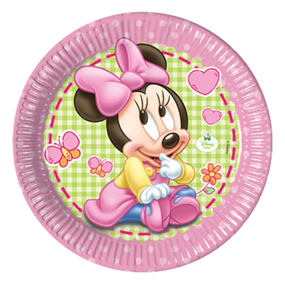 Papptallerkener Baby-Minni