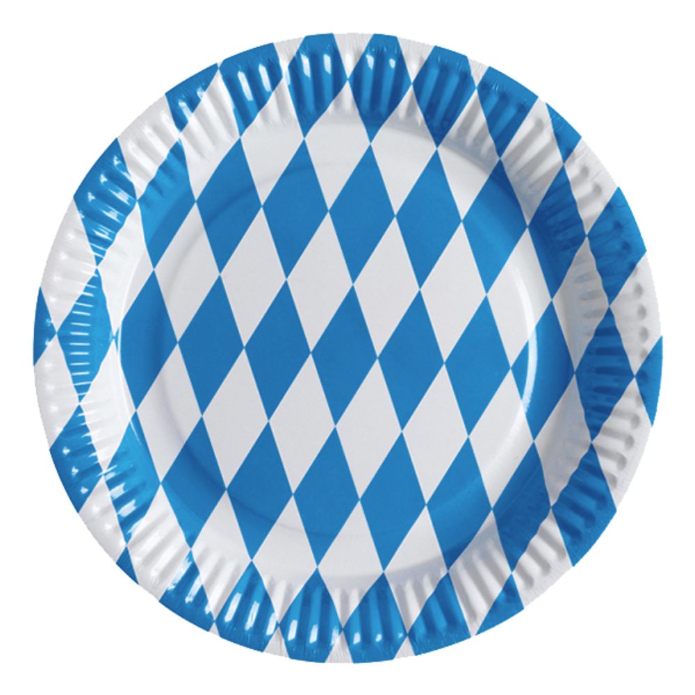 Papptallerkener Bavarian Oktoberfest
