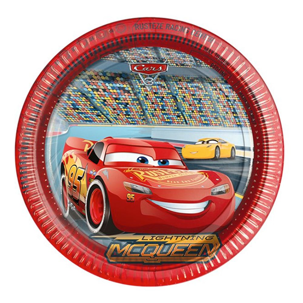 Papptallerkener Biler/Cars 3