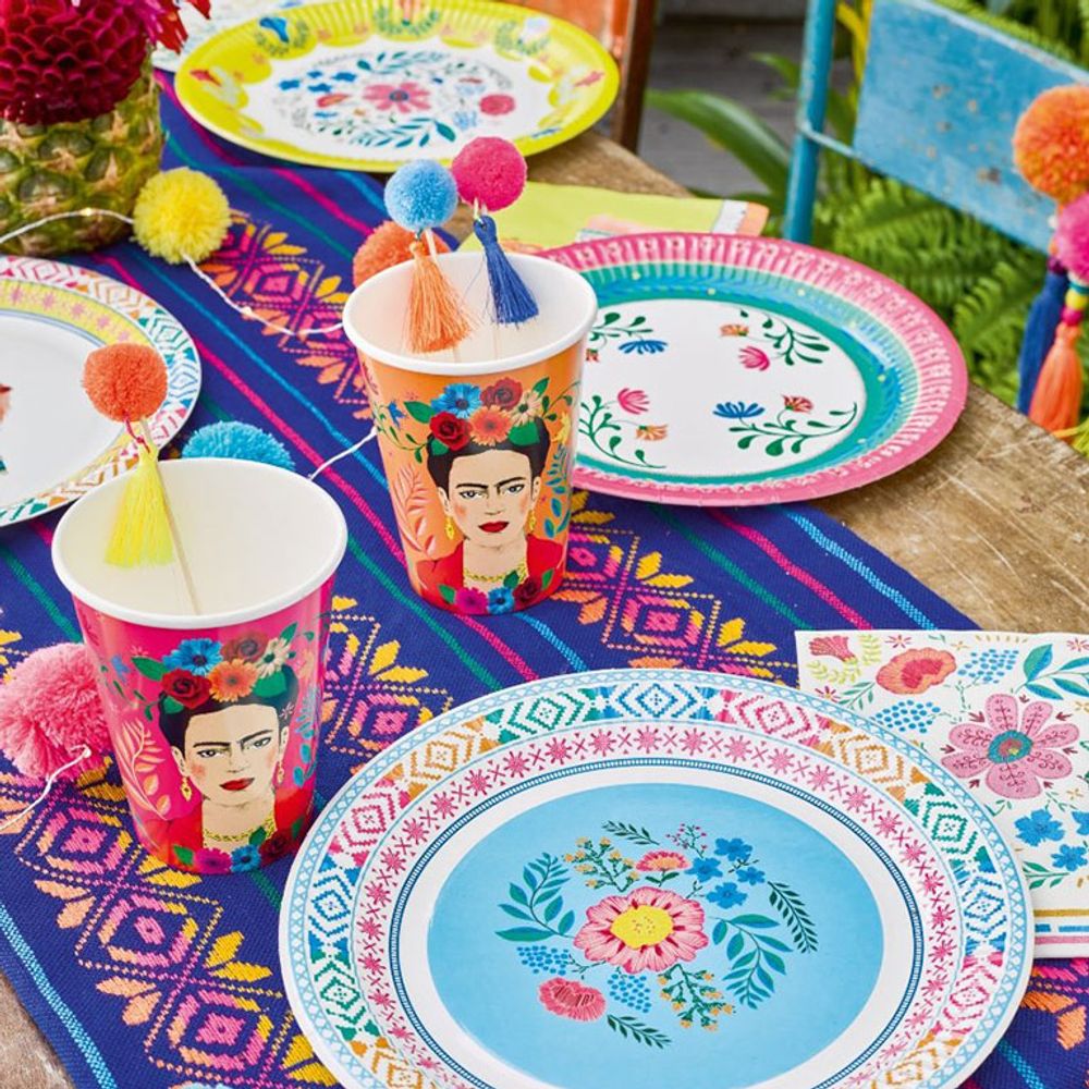 Papperstallrikar Boho Floral