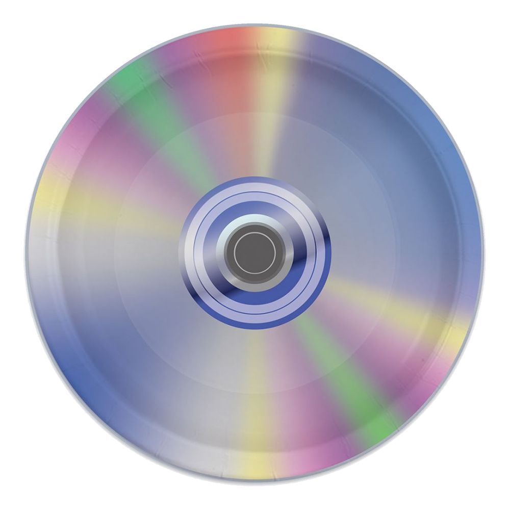Papptallerkener CD-plater 90s