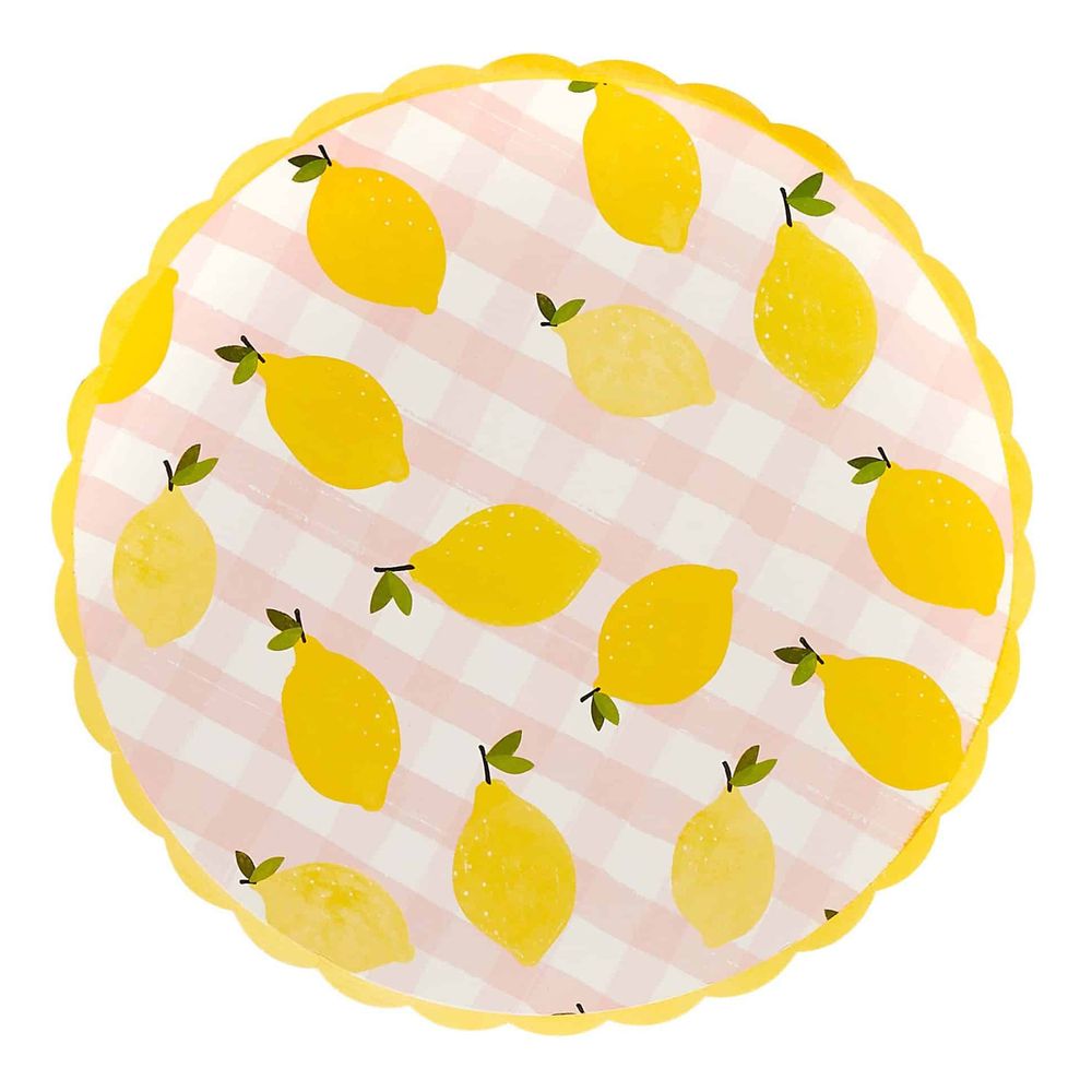 Paptallerkener Citroner