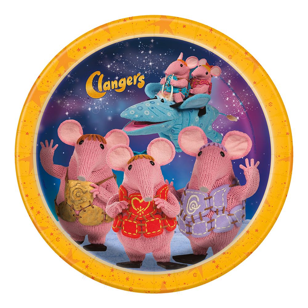 Papptallerkener Clangers