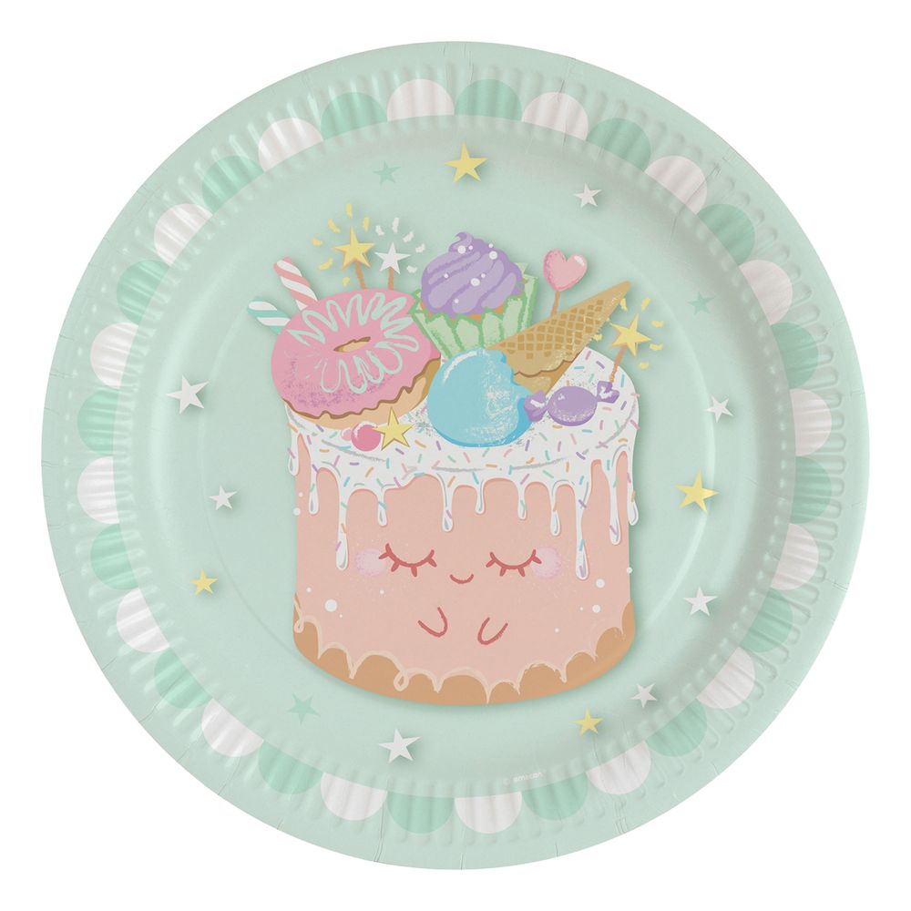 Papirtallerkener Crazy Cake
