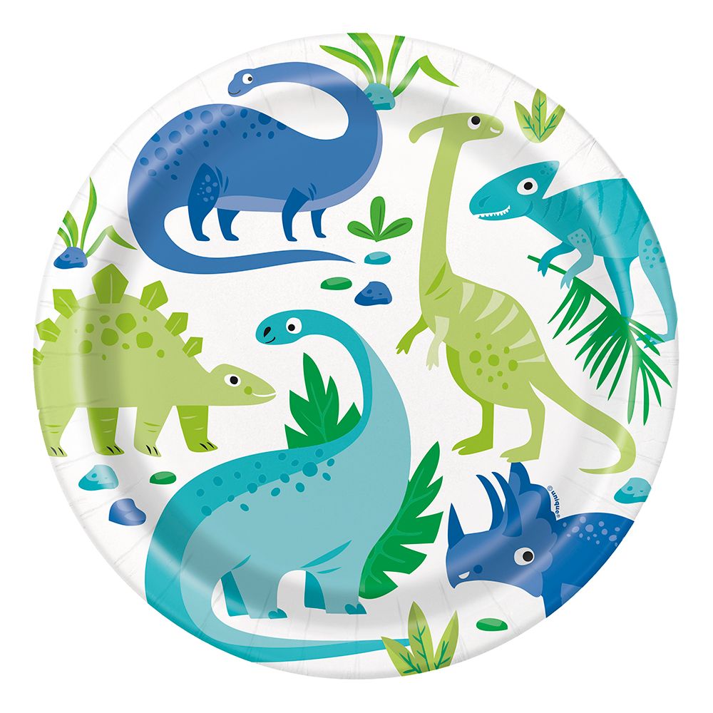 Papperstallrikar Dinosaurier