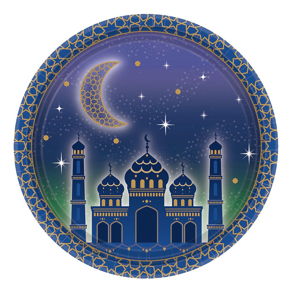 Papptallerkener Eid Mubarak
