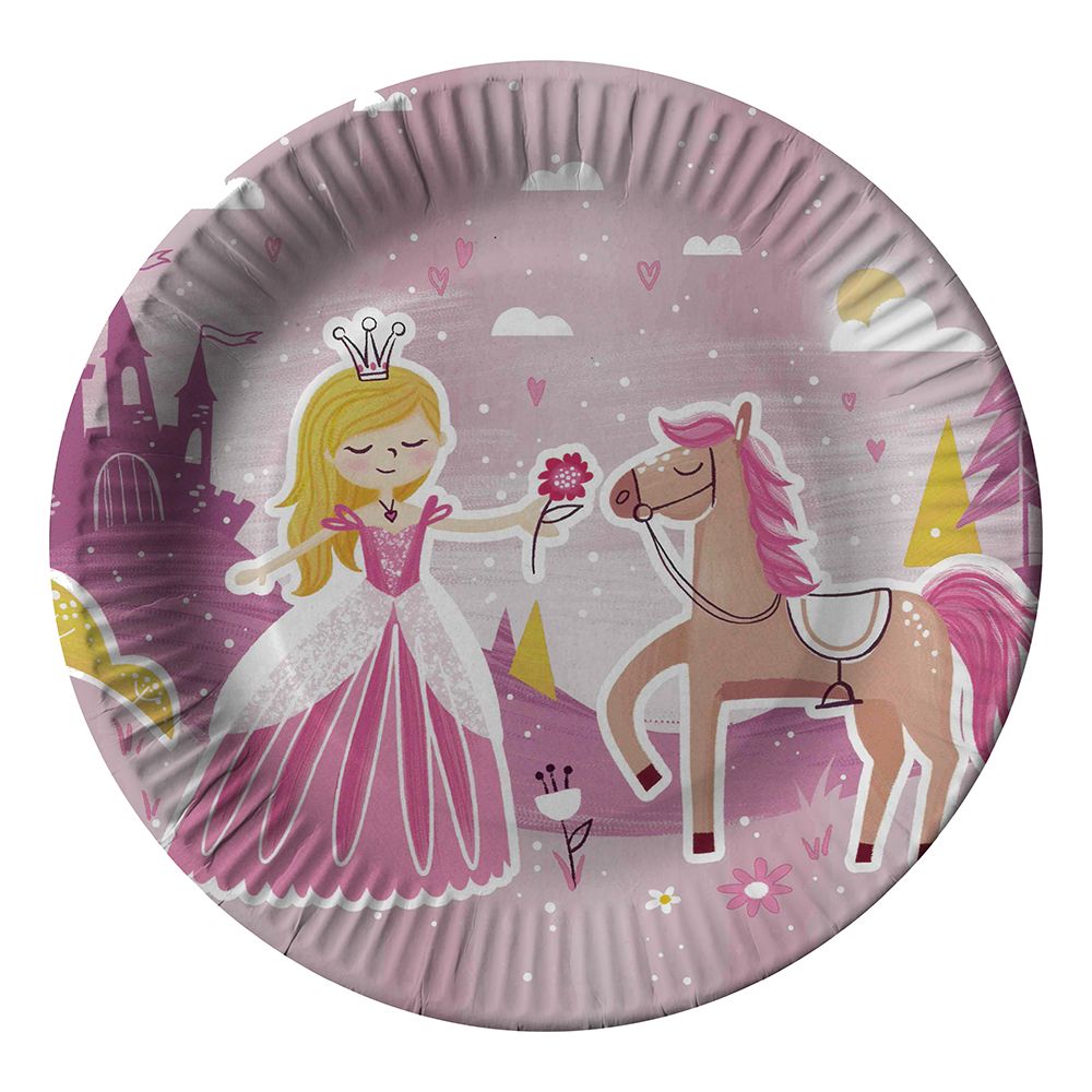 Papptallerkener Fairytale Princess