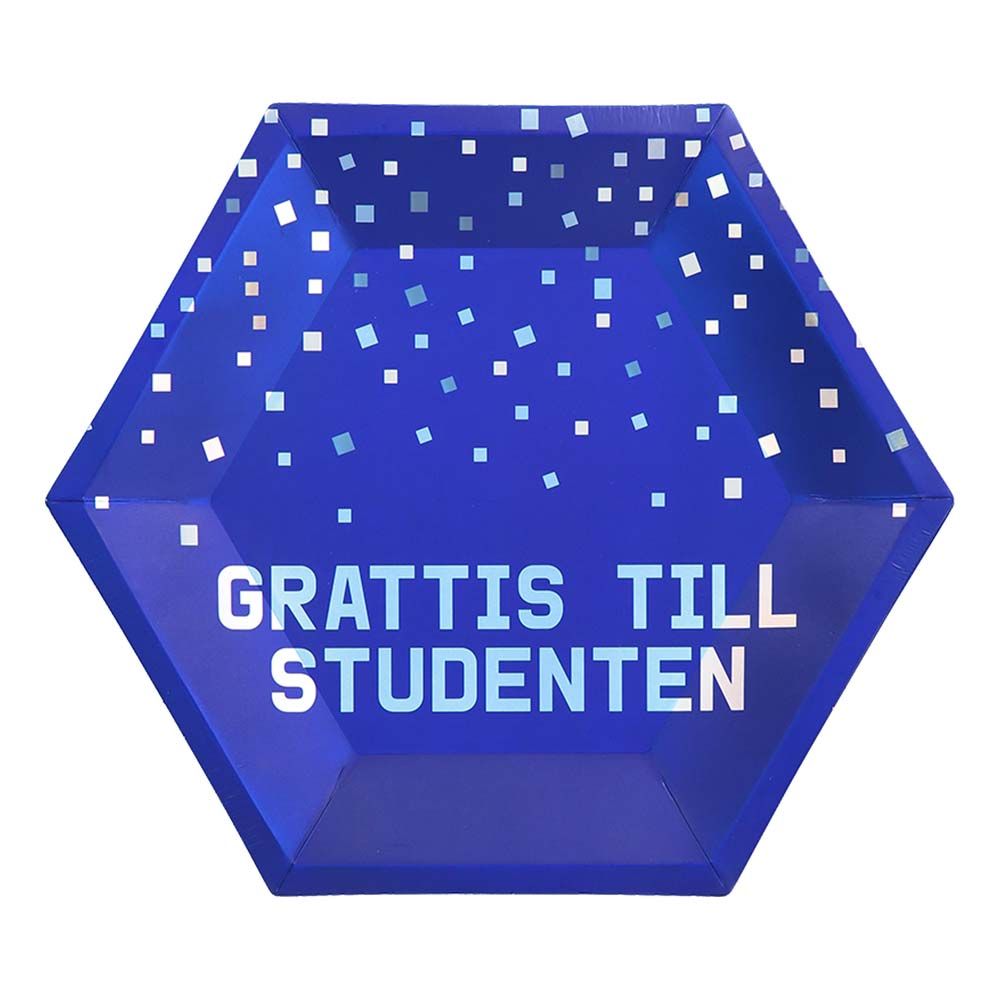 Papperstallrikar Grattis Till Studenten