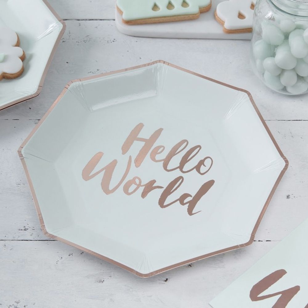 Papptallerken Hello World