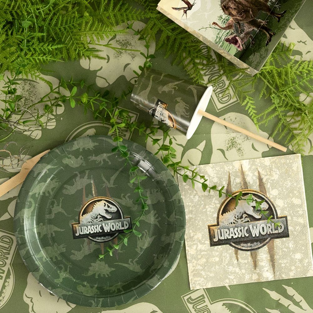 Paptallerkener Jurassic World