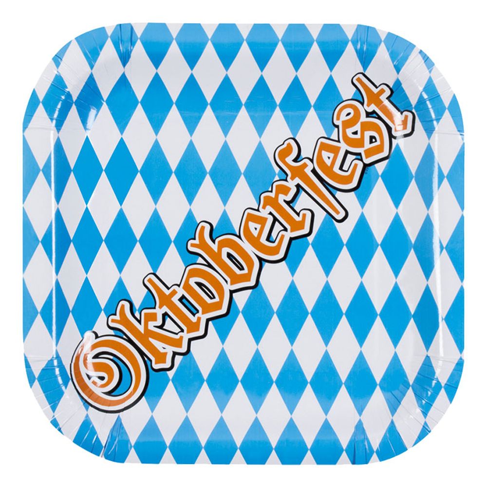 Pahvilautaset Neliö Oktoberfest