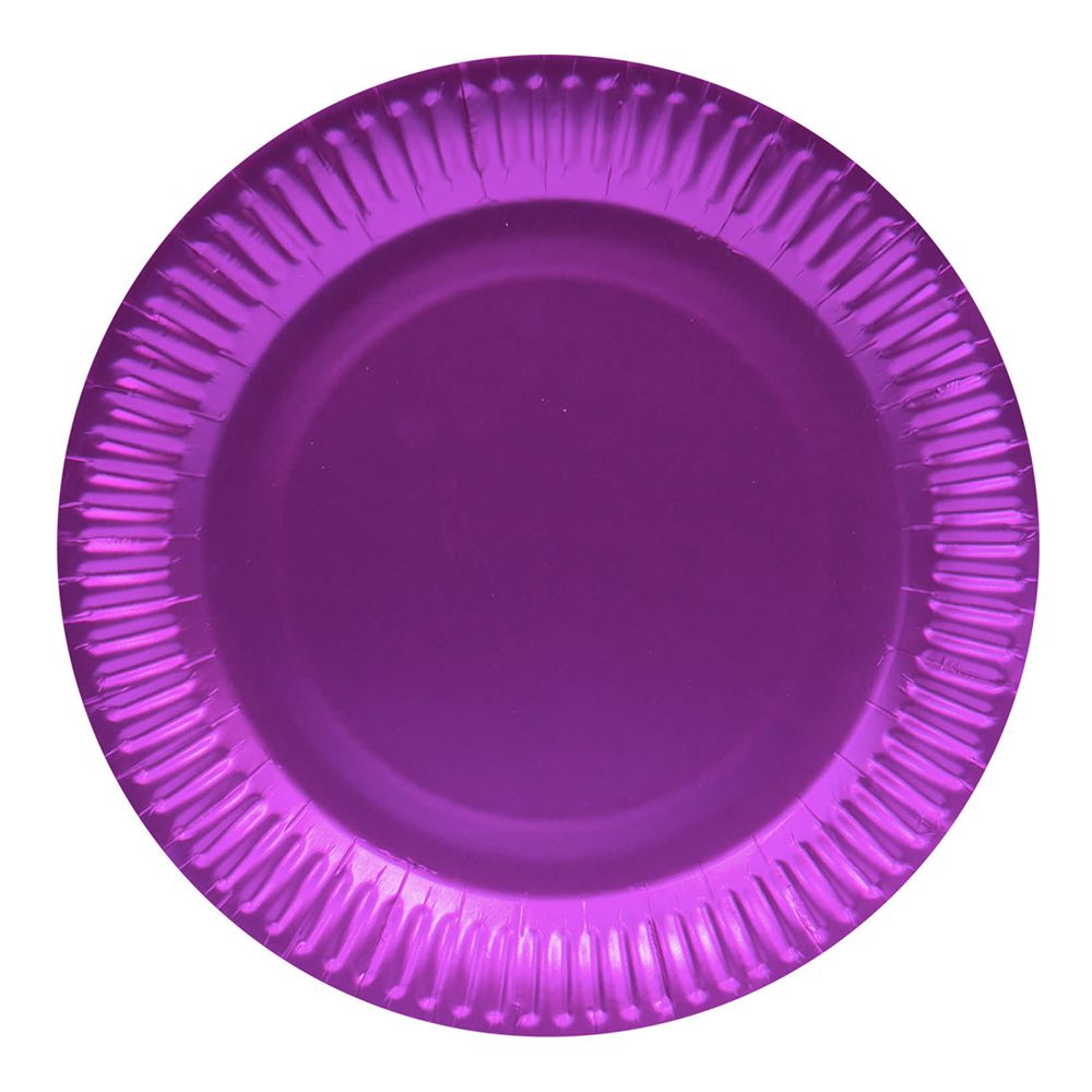 Papptallerkener Matt Magenta