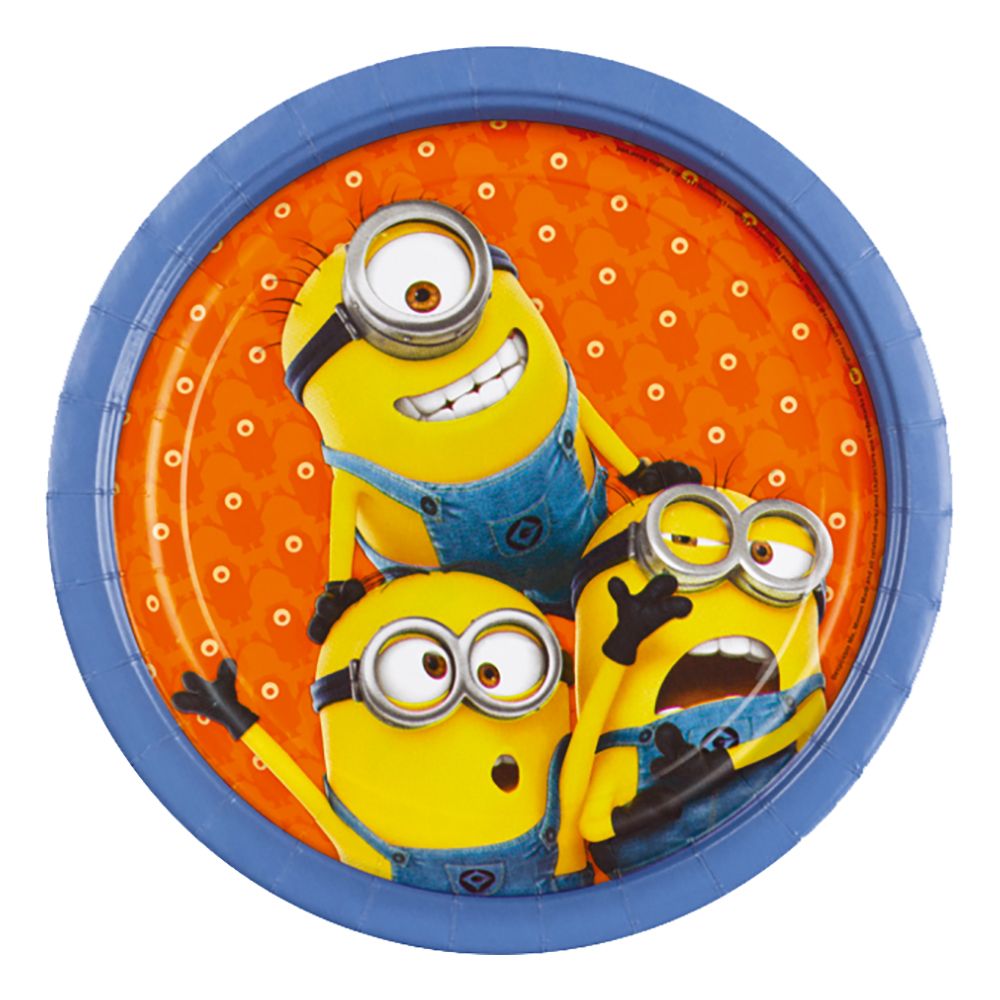 Papperstallrikar Minions