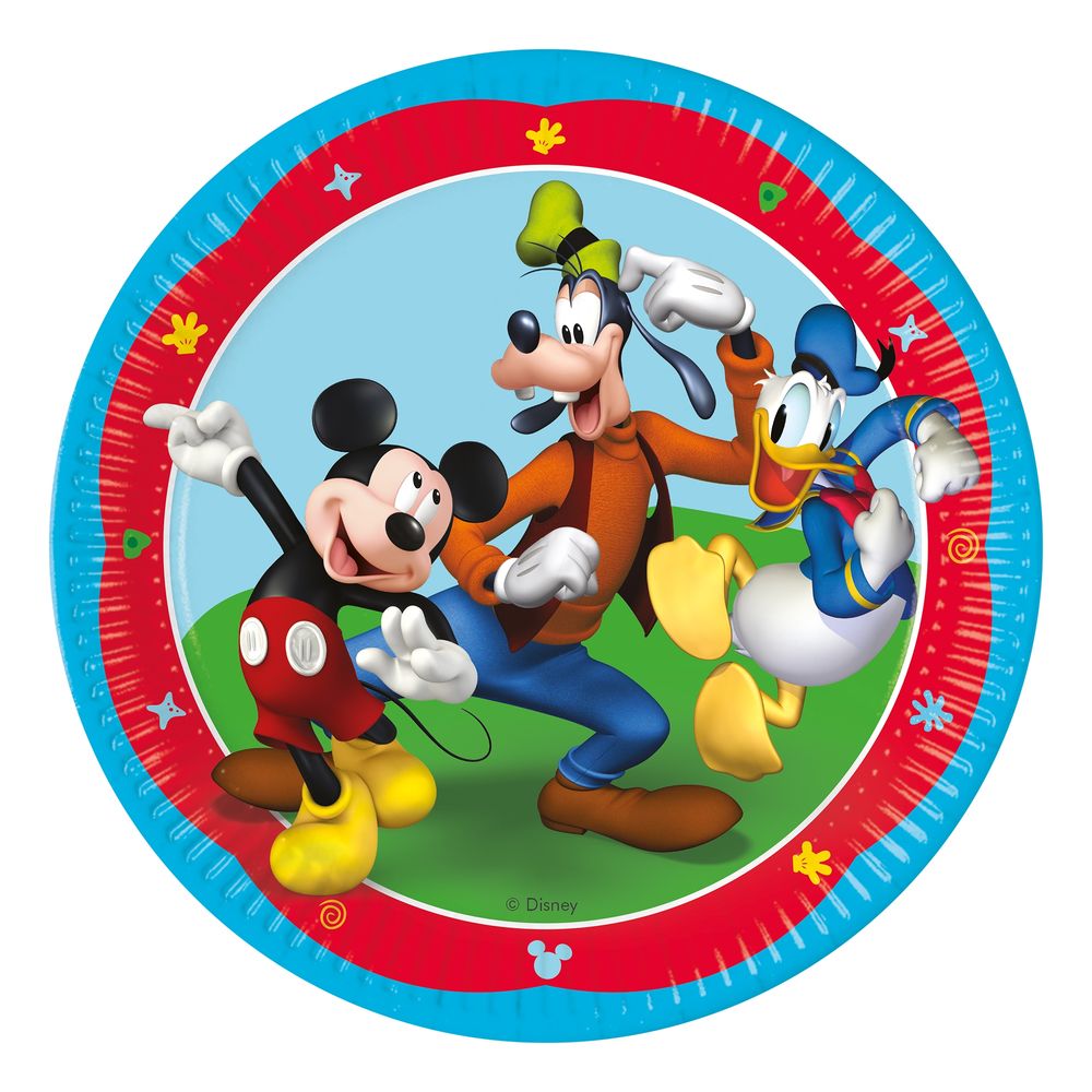 Paptallerkener Mickey Mouse