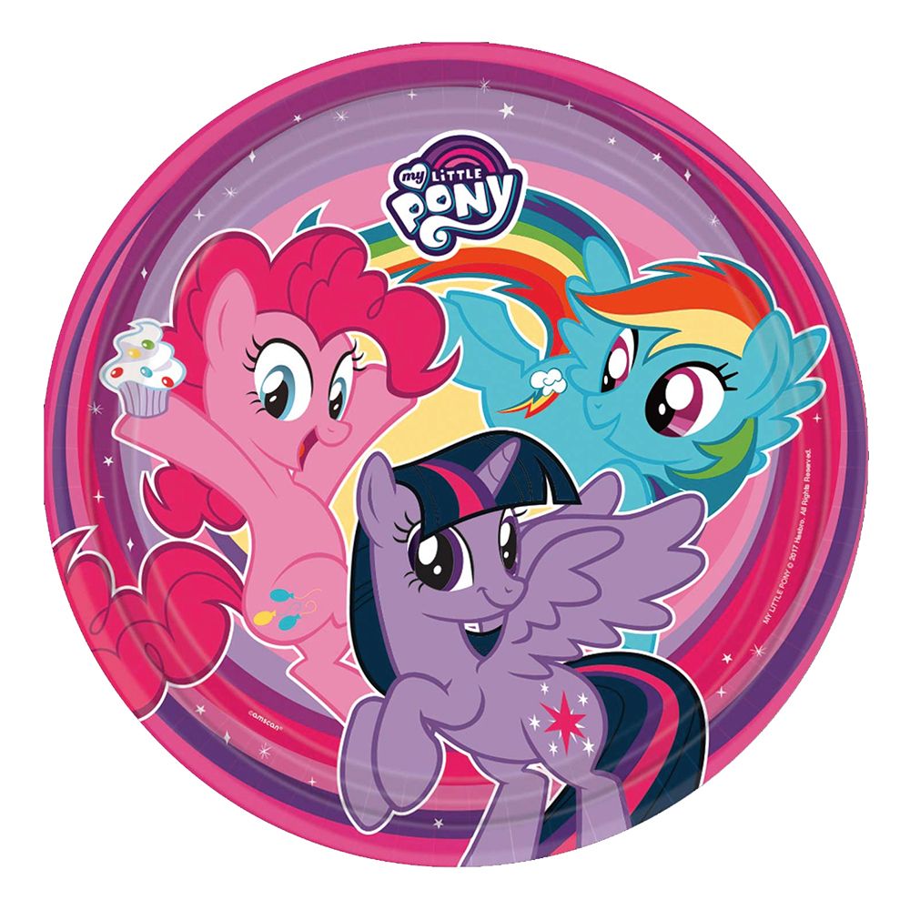 My Little Pony Papptallerkener