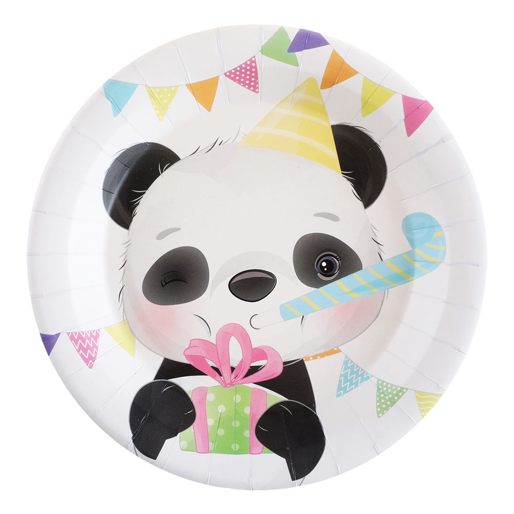 Papperstallrikar Panda Party