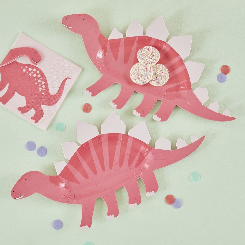 Papperstallrikar Party Like A Dinosaur