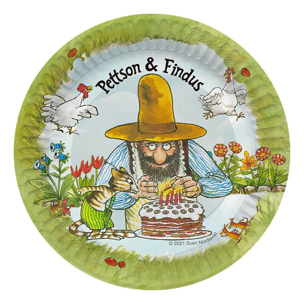 Papperstallrikar Pettson & Findus