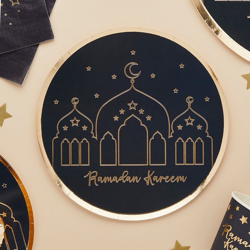 Papperstallrikar Ramadan Kareem