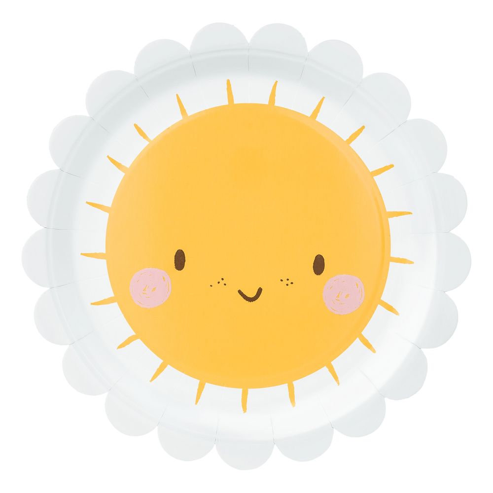 Papperstallrikar Sol