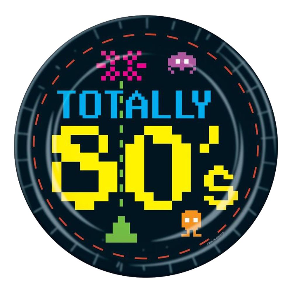 Pahvilautaset Totally 80s