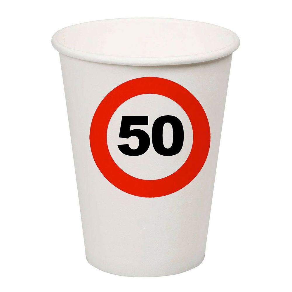 Pahvimukit Liikennemerkki 50