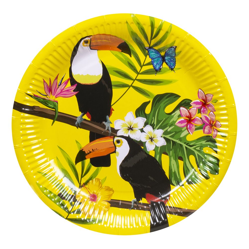 Papptallerkener Tucan