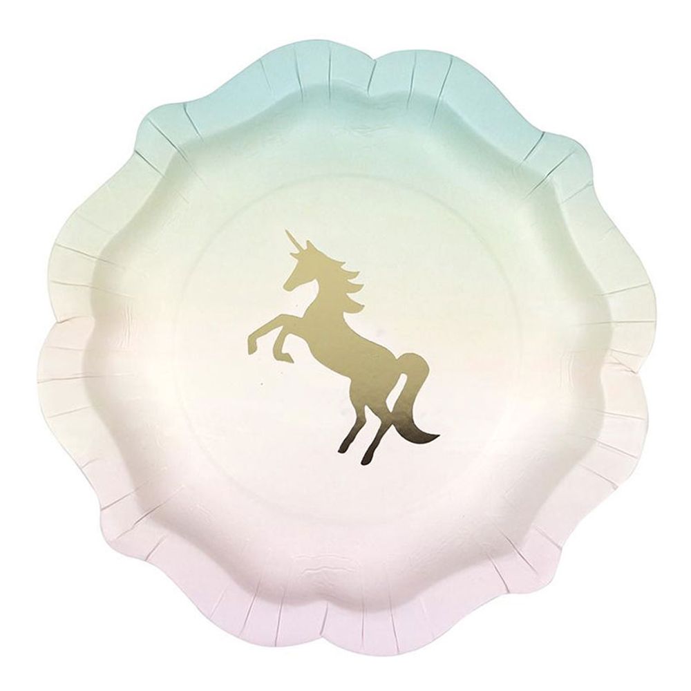 Papperstallrikar We Love Unicorns