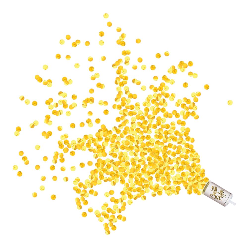 Party Popper Guld Metallic
