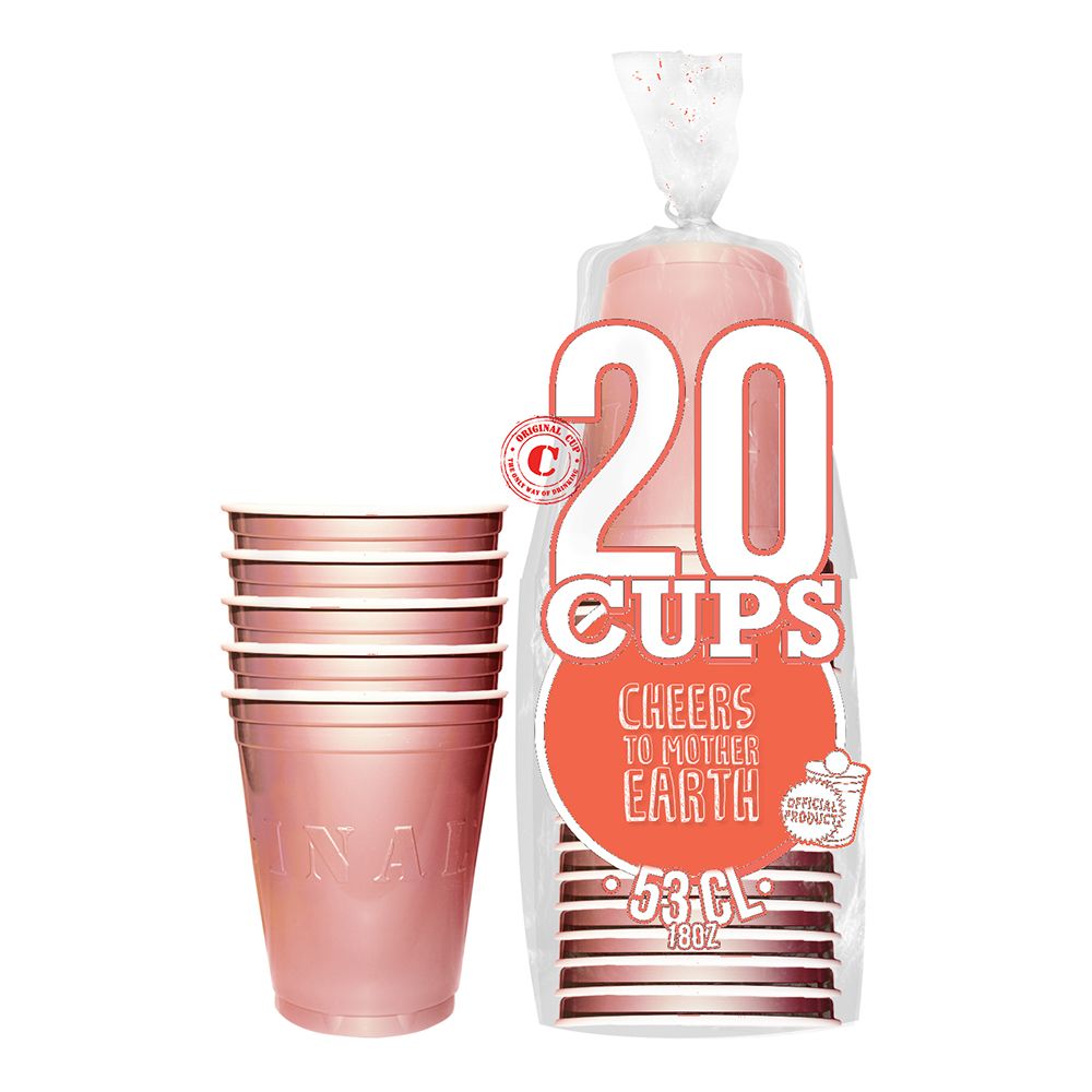 Partycups Punakulta