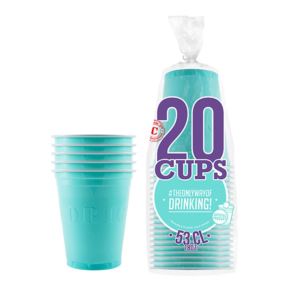 Party Cups Turkoosi