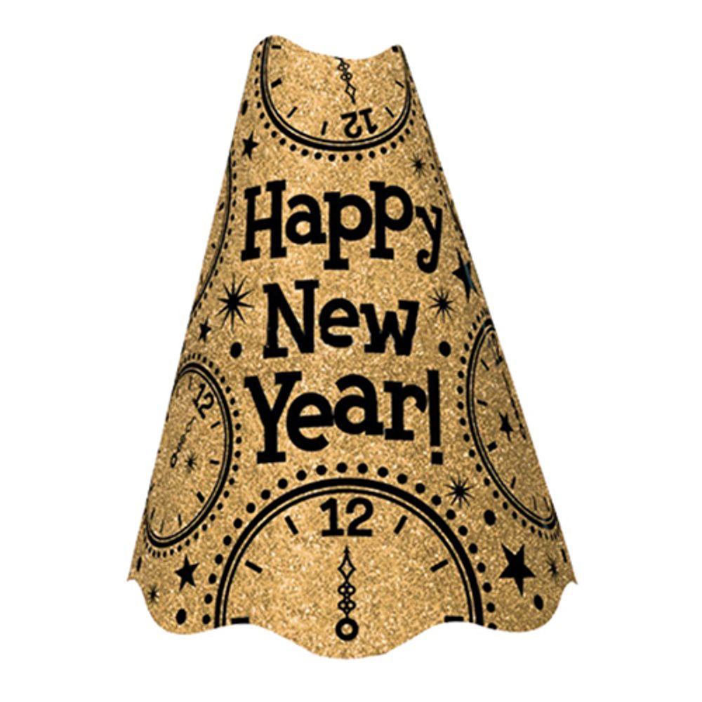 Partyhatt Happy New Year Glitrende