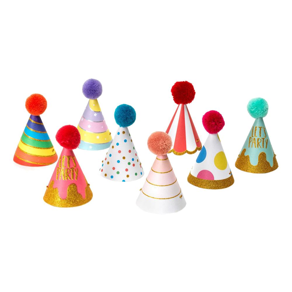 Partyhatte Mini Borddekoration