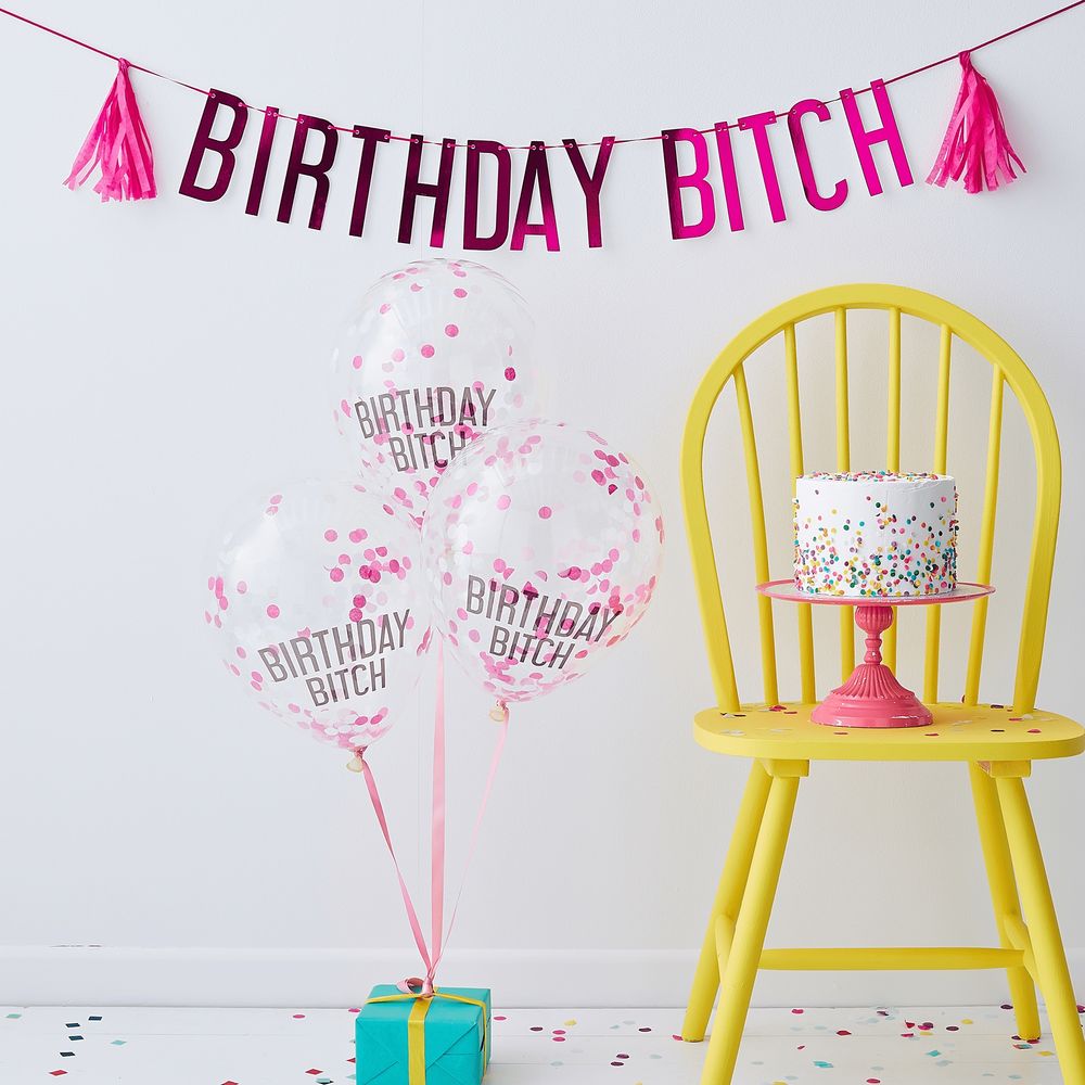 Partysett Birthday Bitch