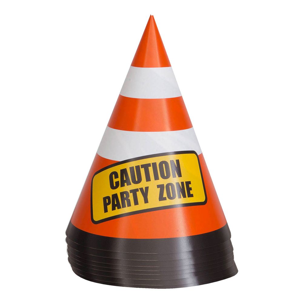 Varselskjegler i Papp Party Zone