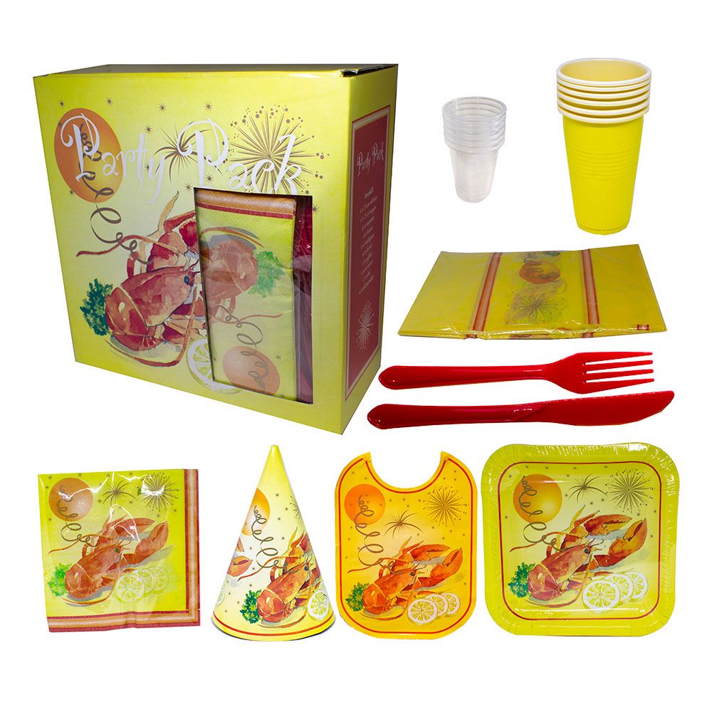 Party Pack Kreps Borddekkingsett