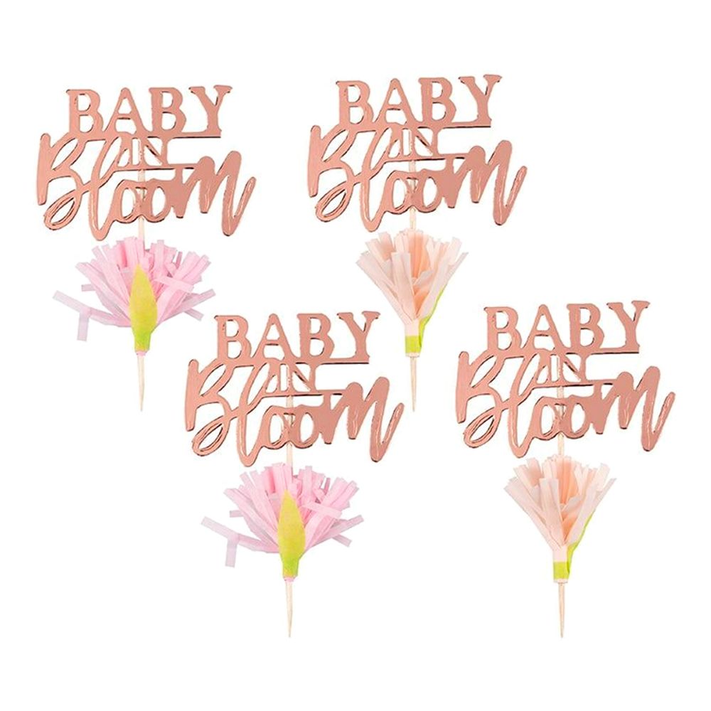 Partypicks Baby In Bloom Roséguld